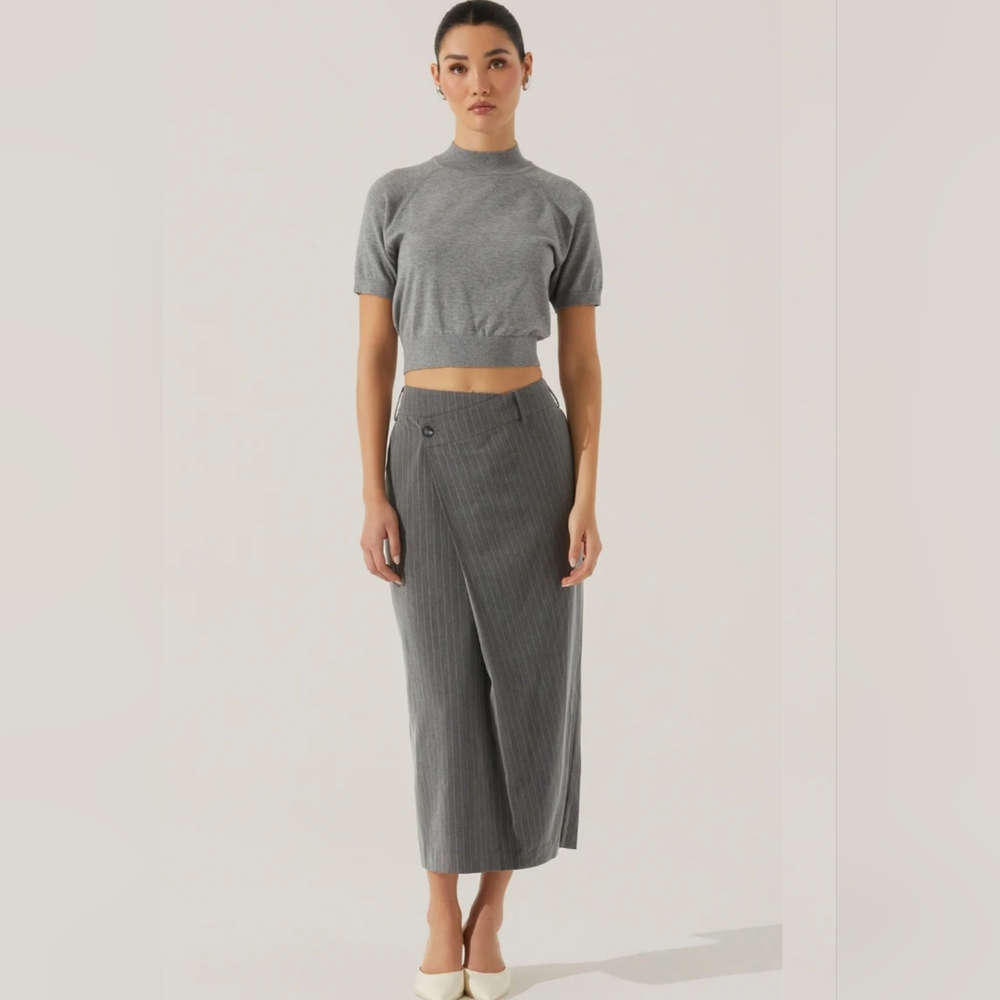 NWT Astr Gray Pencil Skirt